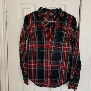 J Crew plaid button down